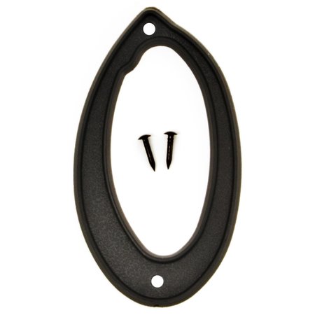 HY-KO 4In Black Plastic Number 0, 10PK A10290